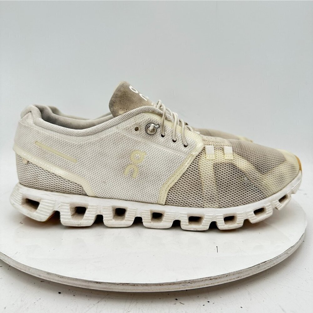 On Cloud 5 Swiss Engineering Women Size 9.5 88-98532 Undyed White Running Shoes - Picture 4 of 11